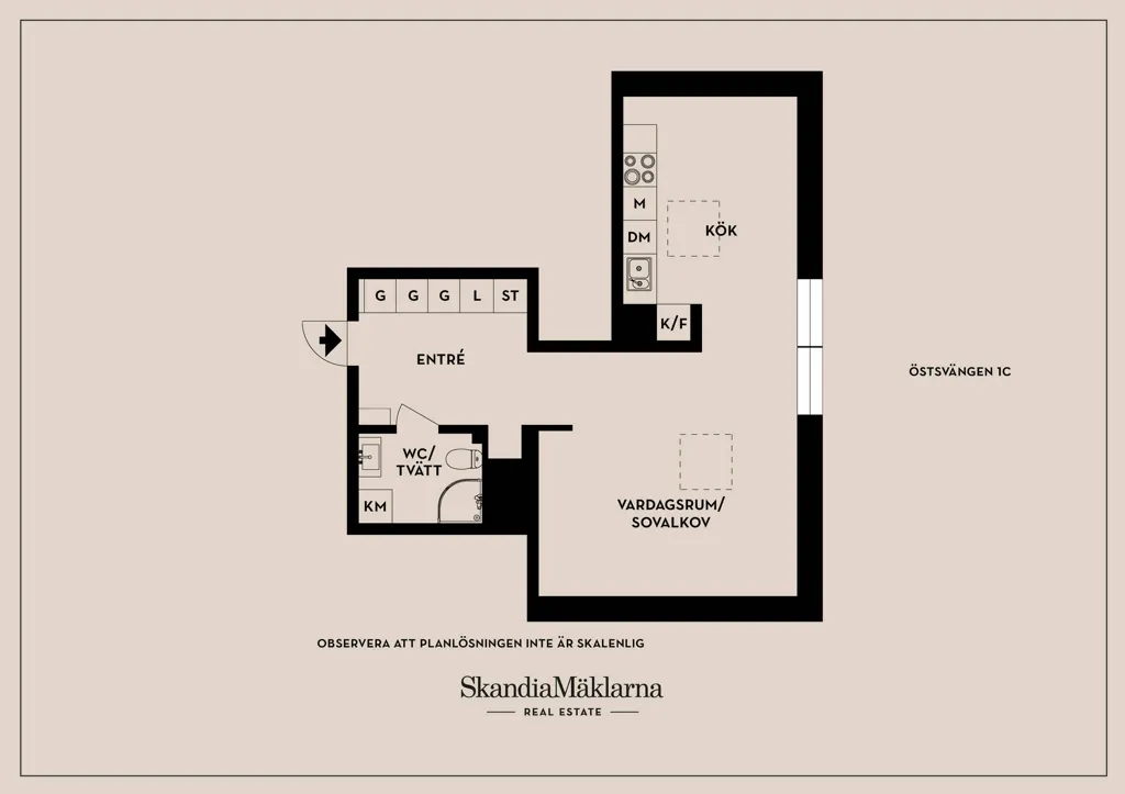 Plan - Modern Flat with City Views in Linköping
