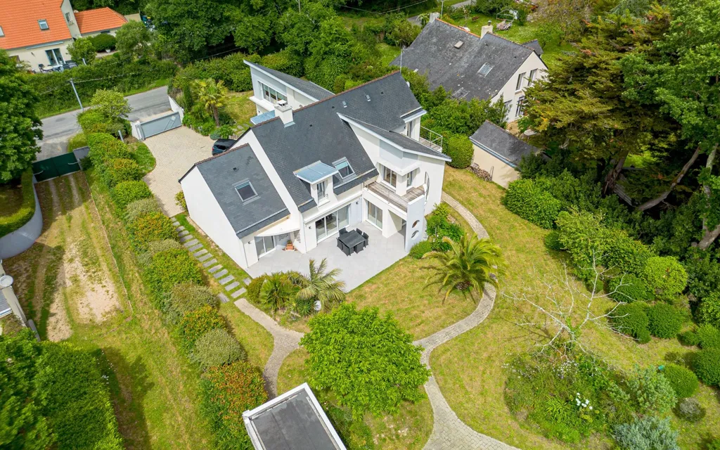 Vista aerea - Architectural Villa with Garden in Pornichet