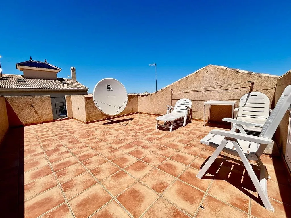 Terrace - Penthouse with Pool in Cabo Roig, La Zenia
