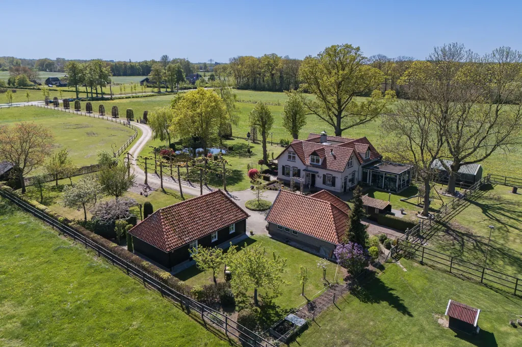 Vue aérienne - Classical Villa with Private Garden in Schalkhaar