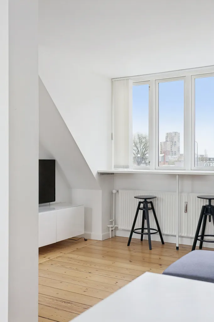 Séjour - Apartment with High-Level Views in Odense