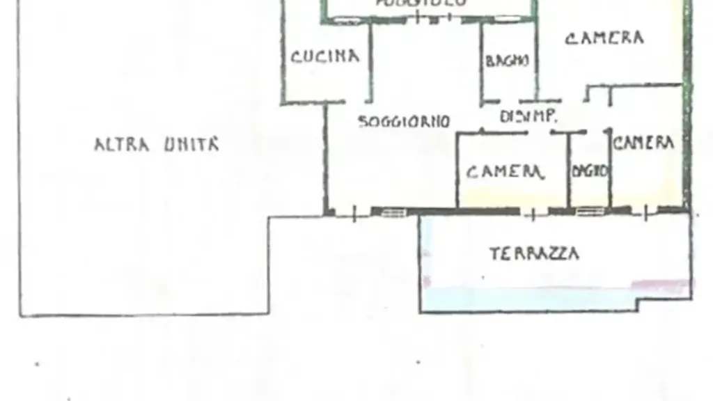 Plan - Apartment with Terrace in Codevigo