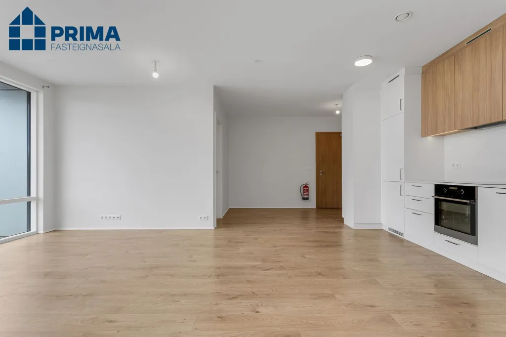 Cucina - Apartment with Balcony in Kópavogur