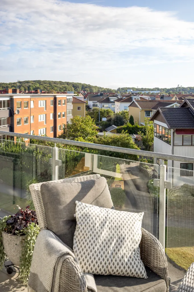 Balcon - Apartment with Balcony in Söder, Halmstad