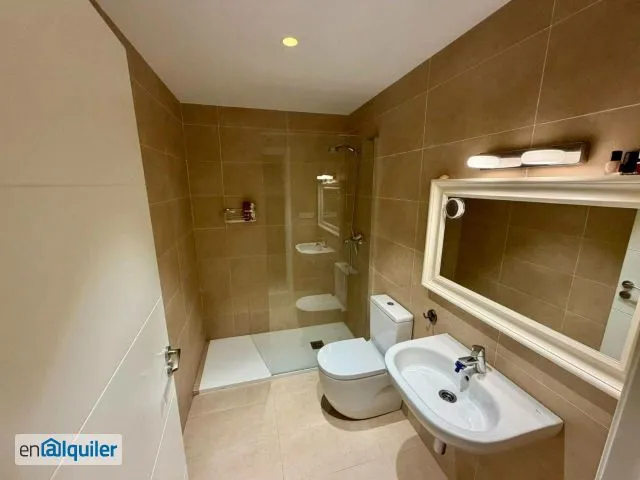 Bathrooms - Furnished Apartment with River View in Donostia