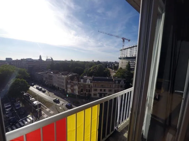 Balcony - Apartment with Canal View in Antwerp