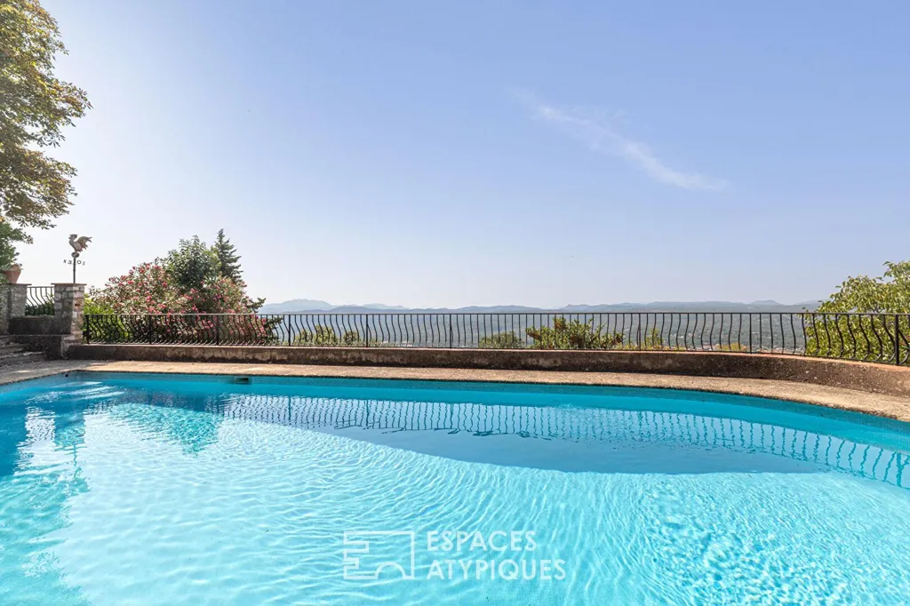 Piscina - Maison de Maître with Panoramic View in Montauroux