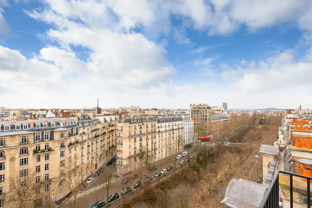Balcon - Penthouse Art Déco avec Terrasses à Paris 17ème