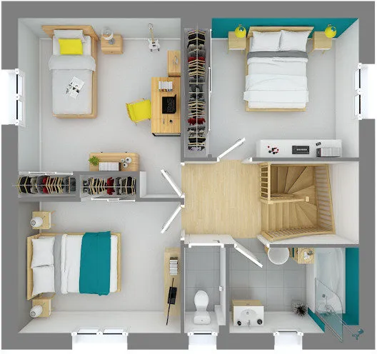 Plan - Maison à Construire avec Jardin à Servas