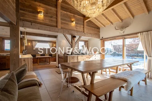 Sala da pranzo - Chalet with Ski Access near La Clusaz