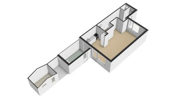 Planimetria - Two-Storey House with Private Garden in Reuver