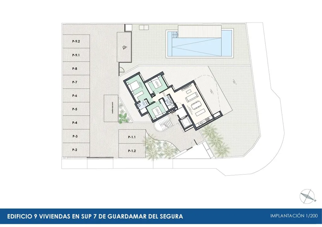 Plan - Appartement 3 pièces à Guardamar del Segura