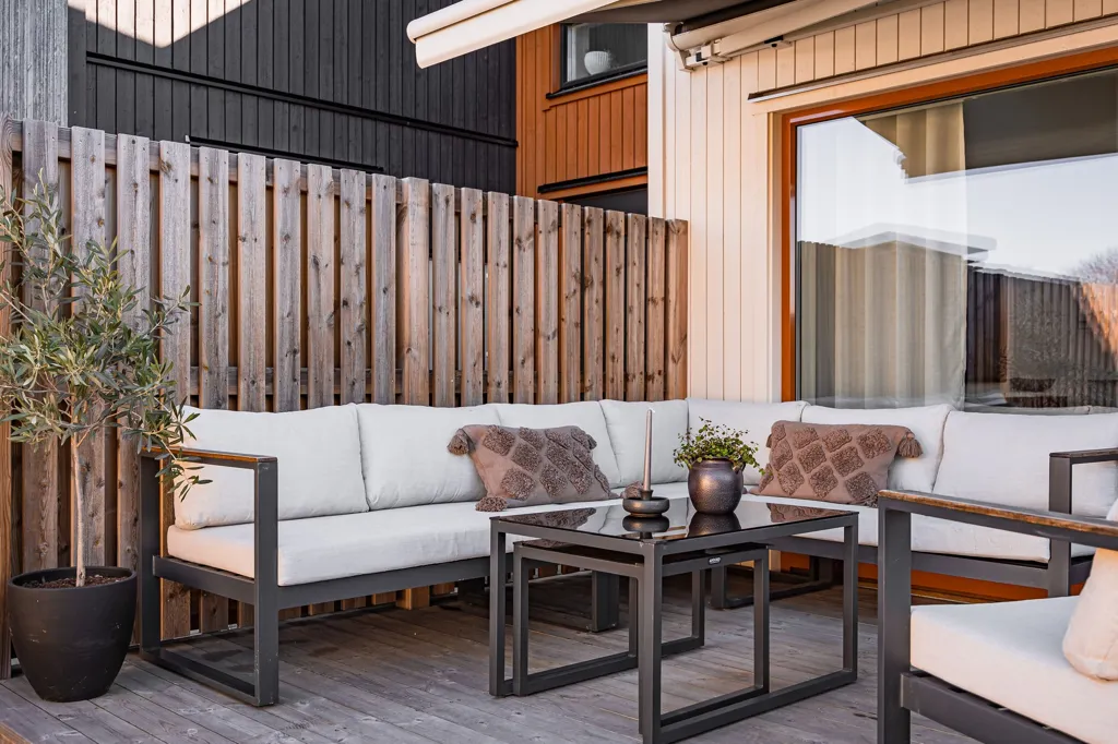Terrasse - Modern Flat with Private Terrace in Djurängen