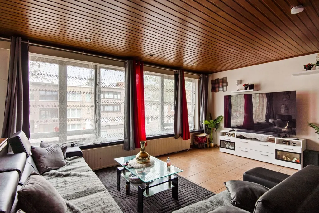 Séjour - Appartement avec Garage au Centre de Mortsel