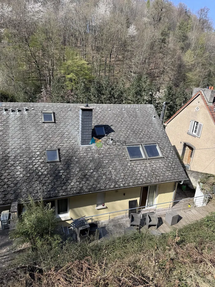 Vue aérienne - Maison Jumelée avec Terrasse à Strassen