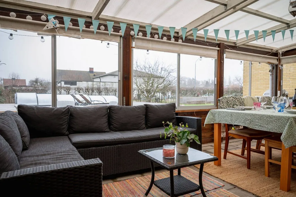 Terrasse - Funkis Villa with Pool in Kävlinge