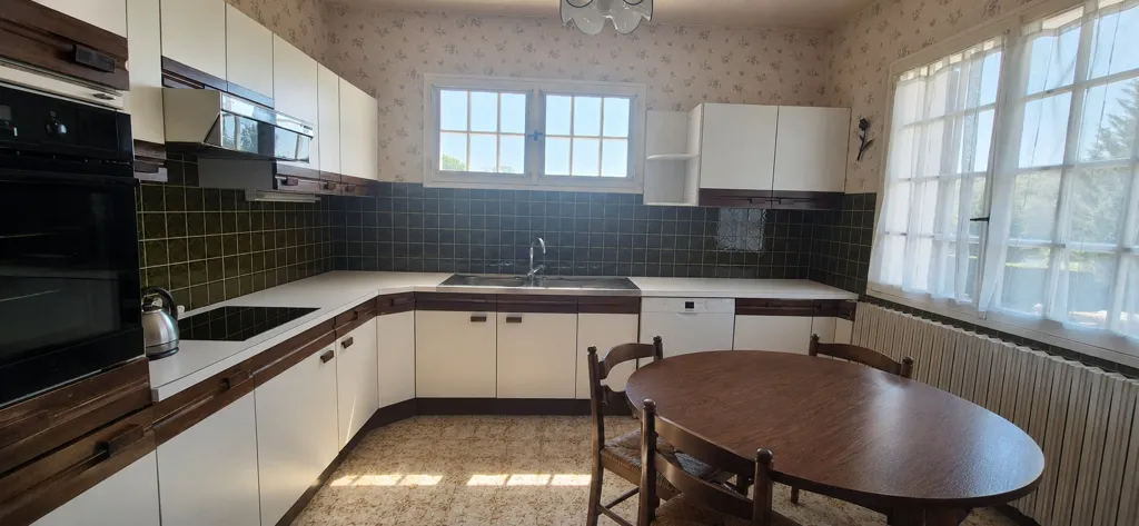 Kitchen - Dauphinois House with Garden in Countryside