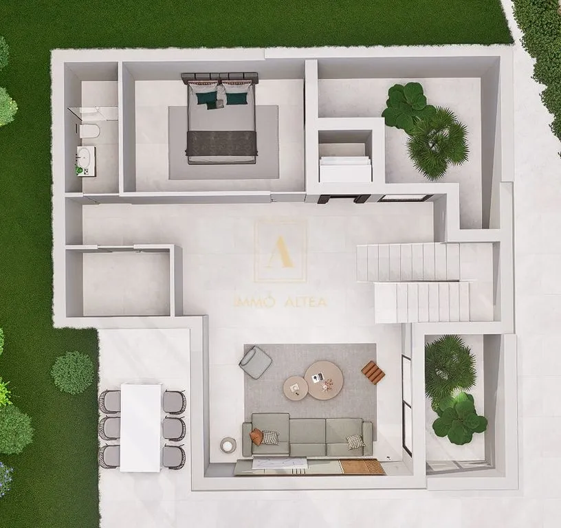 Vue aérienne - Luxury Villa with Panoramic Views in Finestrat