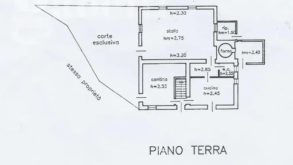 Plan - Rustic House with Large Garden in Senigallia