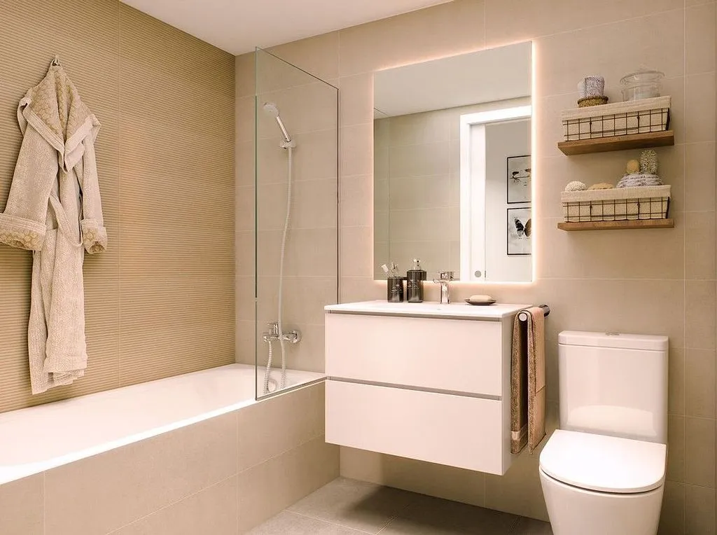 Salles de bain - New Flat with Pool in Platja d'Aro