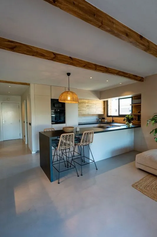 Köök - Duplex with Terrace in Rieral, Lloret de Mar