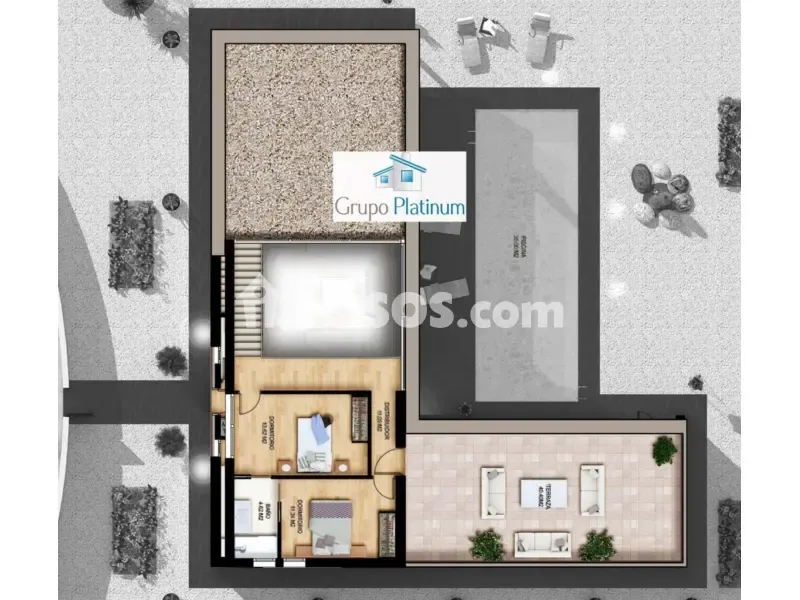 Plan - Contemporary Chalet with Pool in Puerto Vera