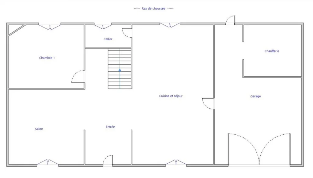 Plaan - 7-Piece Renovatable House in Mars-la-Tour