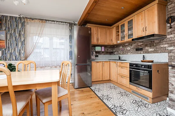 Köök - Renovated Apartment with Sea View in Pärnu