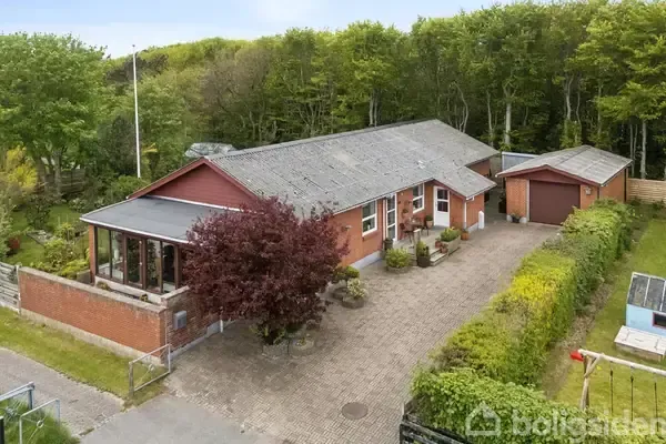 Aerial - Villa with Garden in Hanstholm