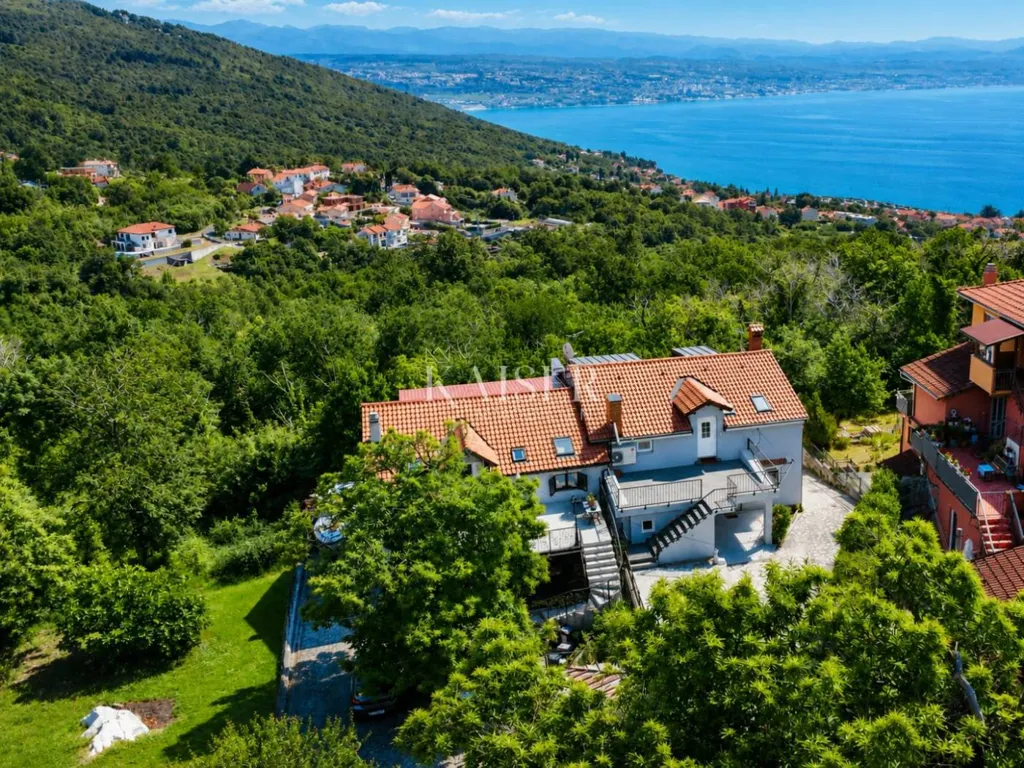 Vue aérienne - Modern Apartment with River View in Opatija