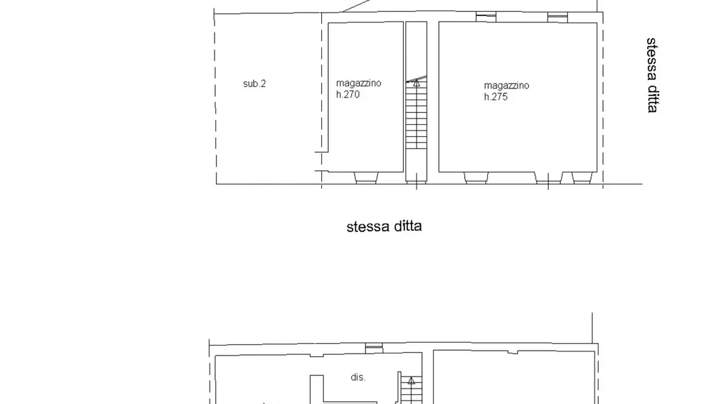 Plan - Rustic Cottage for Renovation in Casale Monferrato