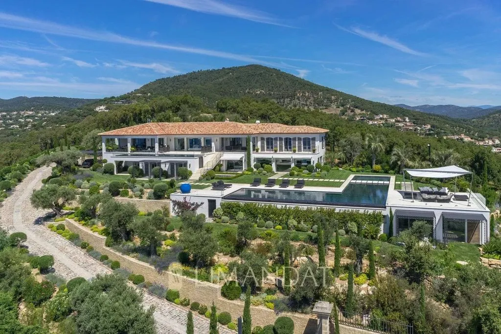 Õhuvaade - Luxury Villa with Sea View in Grimaud