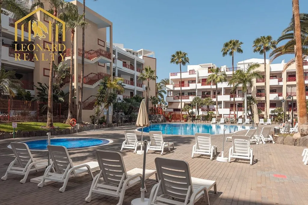 Piscine - Apartment with Terrace and Pool in Palm-Mar