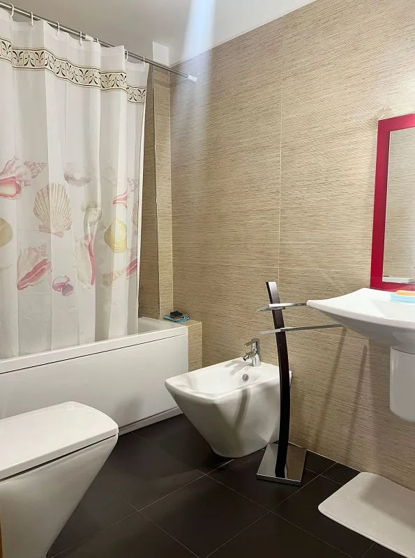 Salles de bain - City Centre Apartment with Terrace in Ensanche