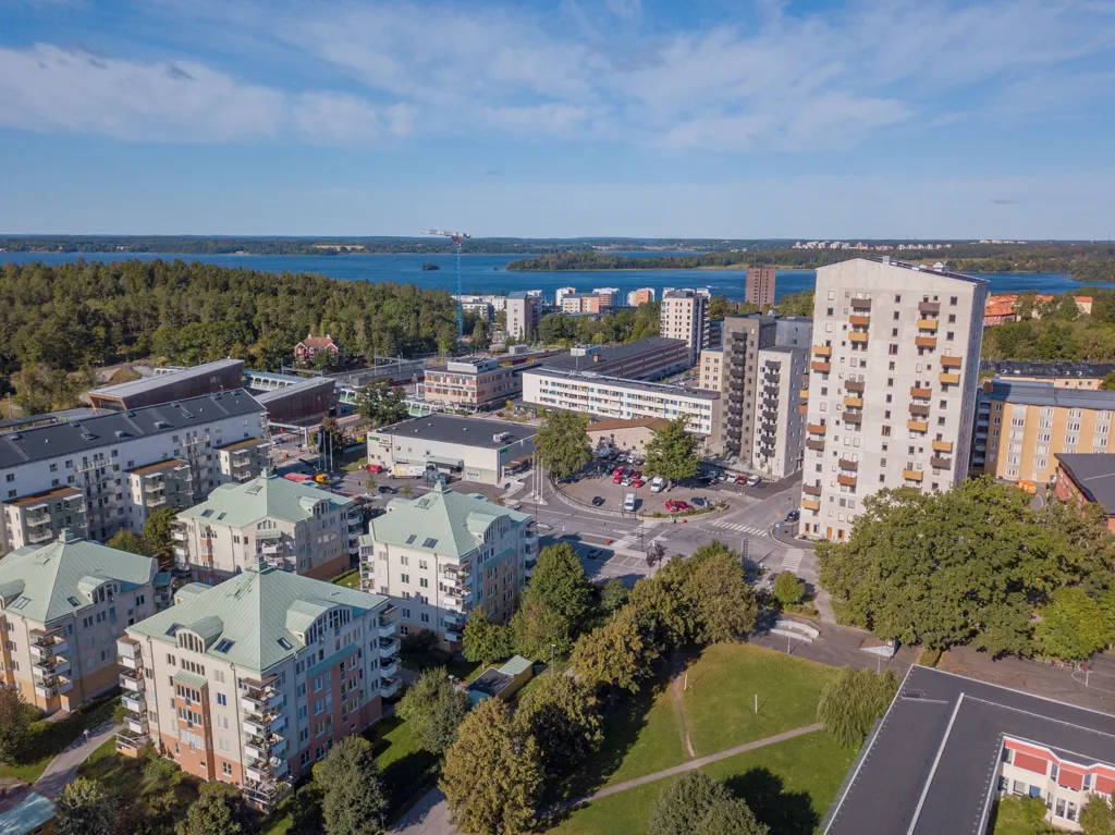 Vista aerea - 4th Floor Apartment with Large Balcony in Kallhäll