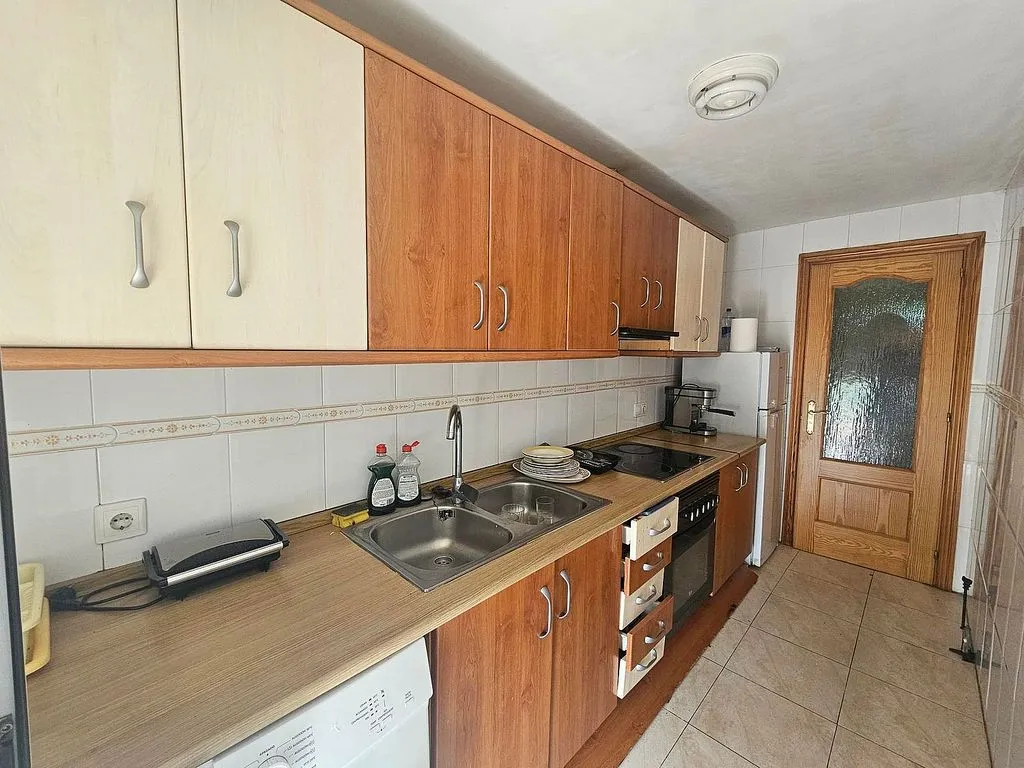 Cuisine - Apartment with Balcony and Garage in Son Canals