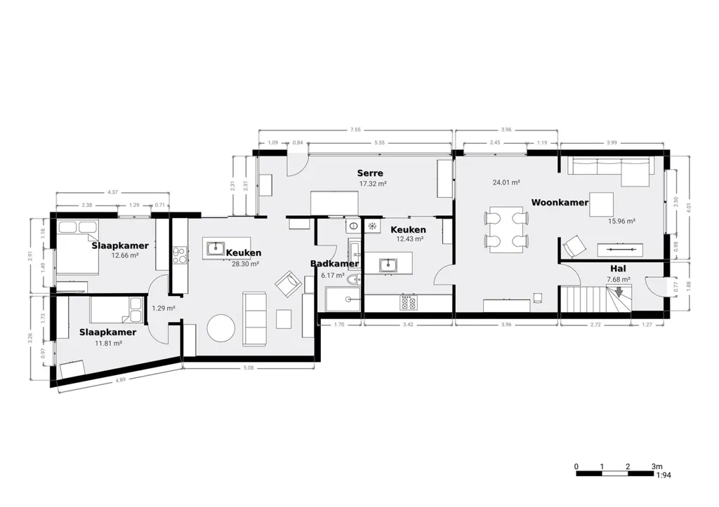 Planimetria - Semi-Open Development with 6 Bedrooms in Overmere