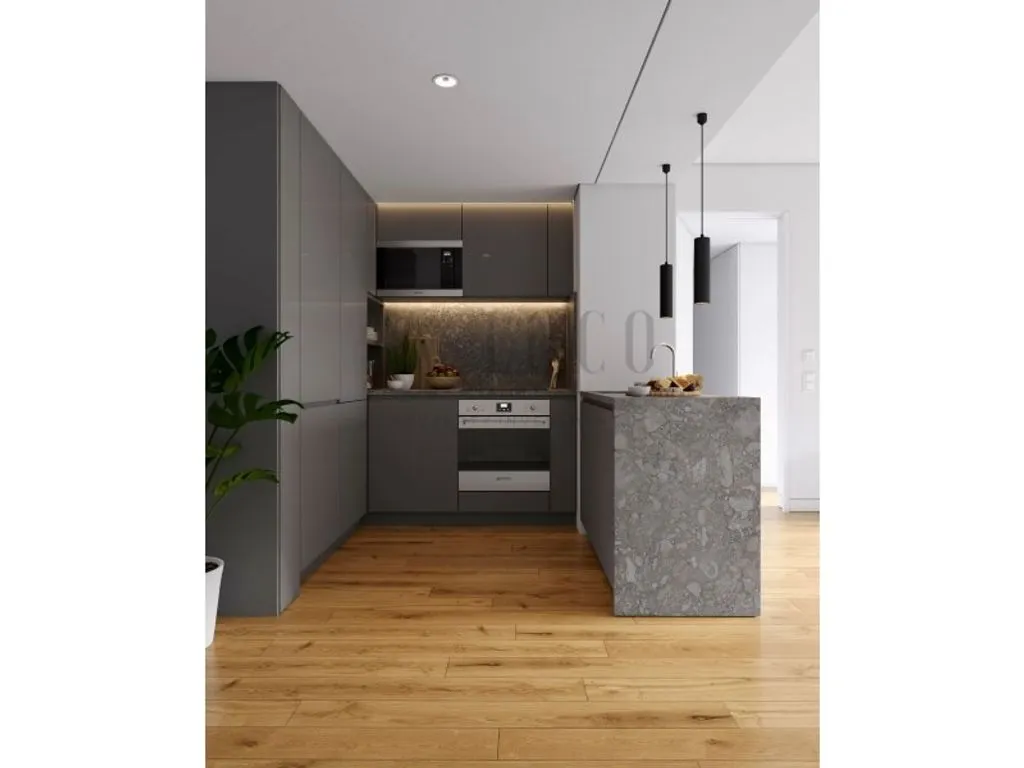 Köök - Luxury T1 Apartment with Rooftop in Lisbon
