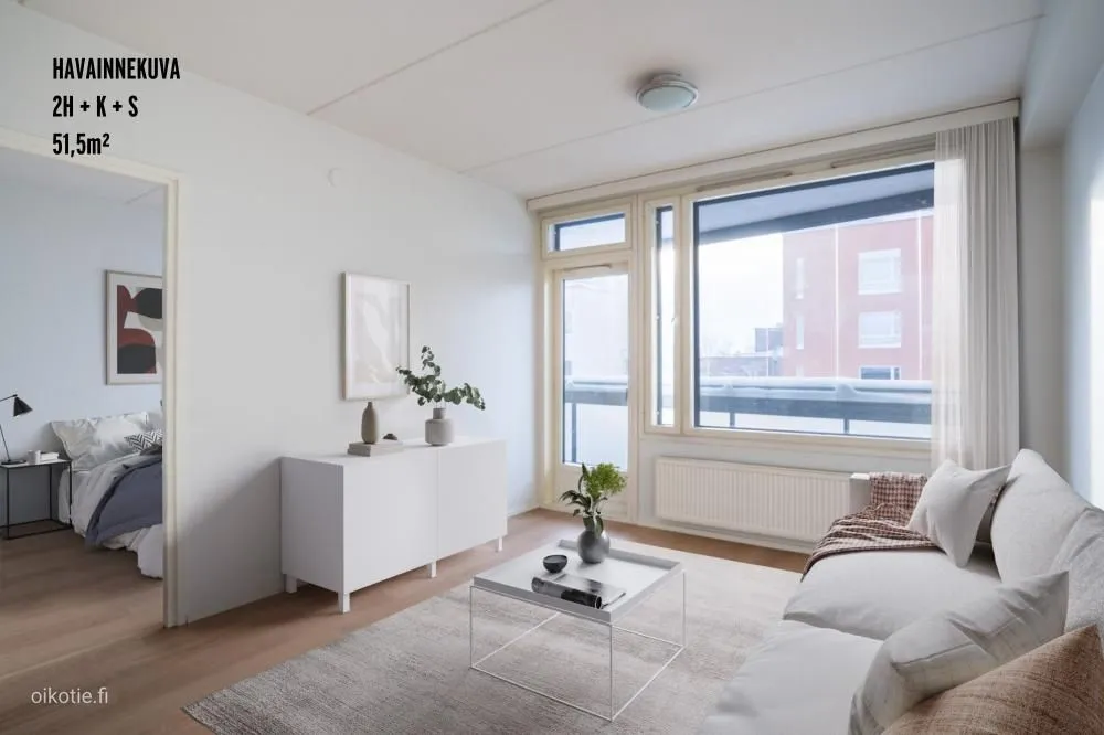 Elutuba - Apartment with Balcony in Tikkurila, Vantaa