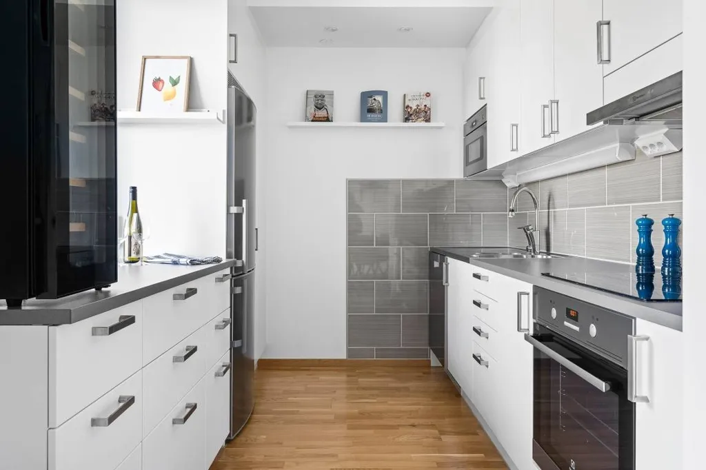 Cuisine - Modern Apartment with Golf View in Åkersberg