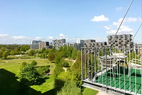 Balcony - Penthouse with Park Views in Copenhagen S