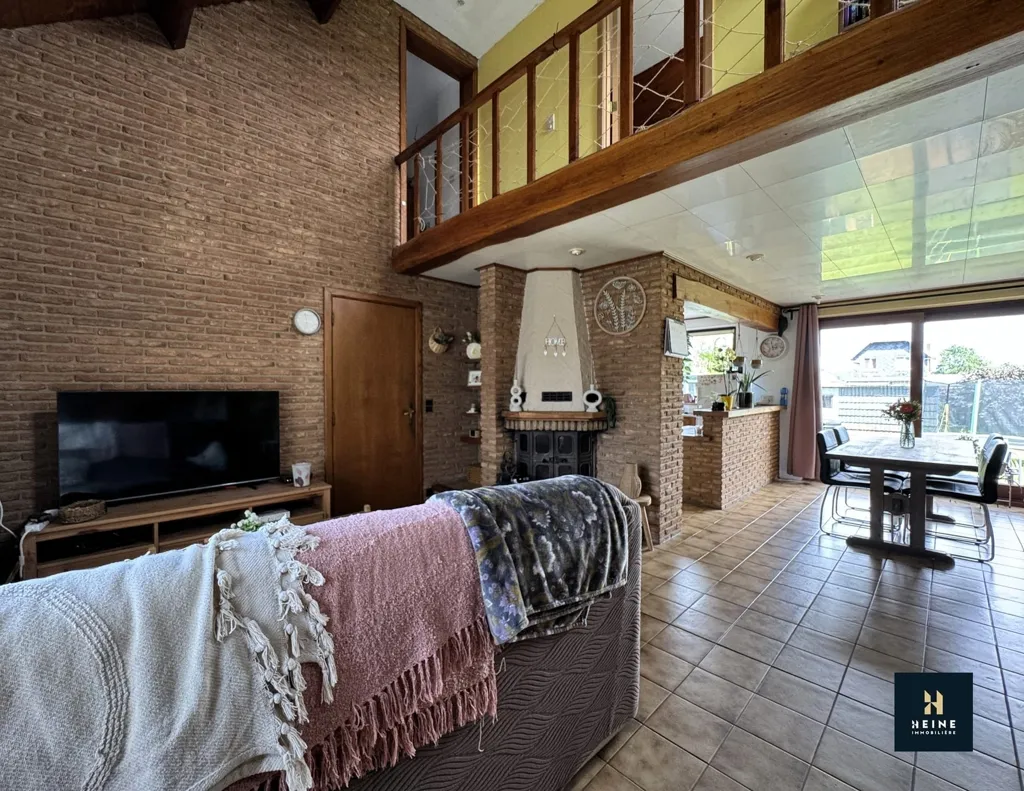 Séjour - Villa 4 Façades avec Jardin à Ohey