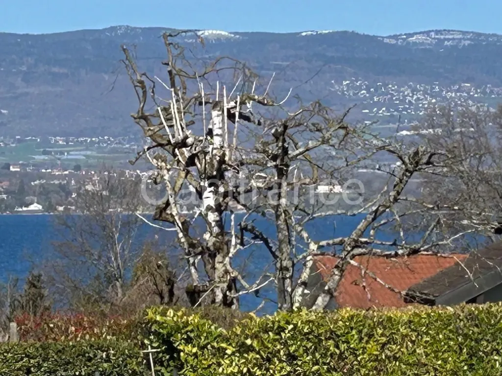 Terrain Constructible avec Vue Lac à 25 km de Genève