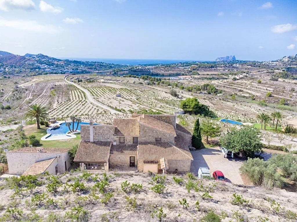 Õhuvaade - Luxury Farmhouse with Pool in Moraira