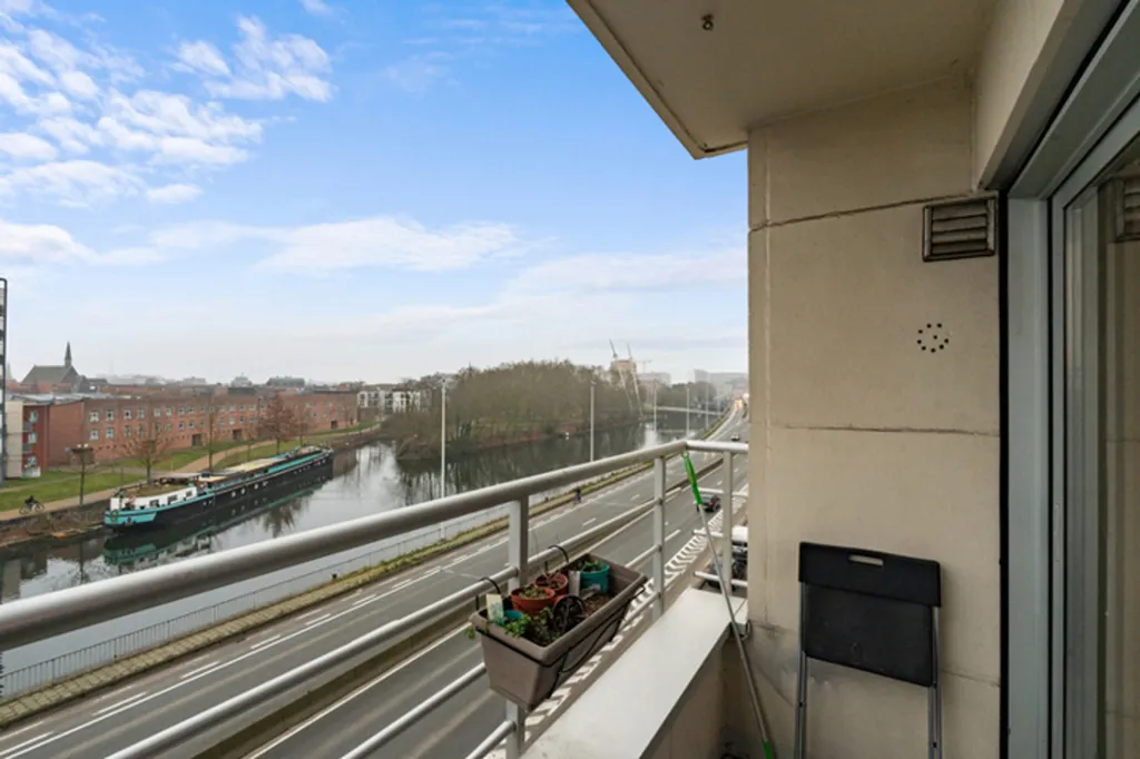 Balcon - Studio avec Vue sur la Schelde à Gand