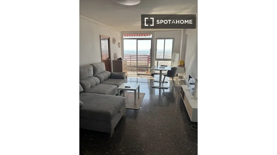 Séjour - Furnished Apartment with Terrace in Elche