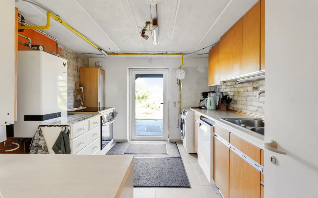 Cucina - Renovated Villa with Garden in Måløv