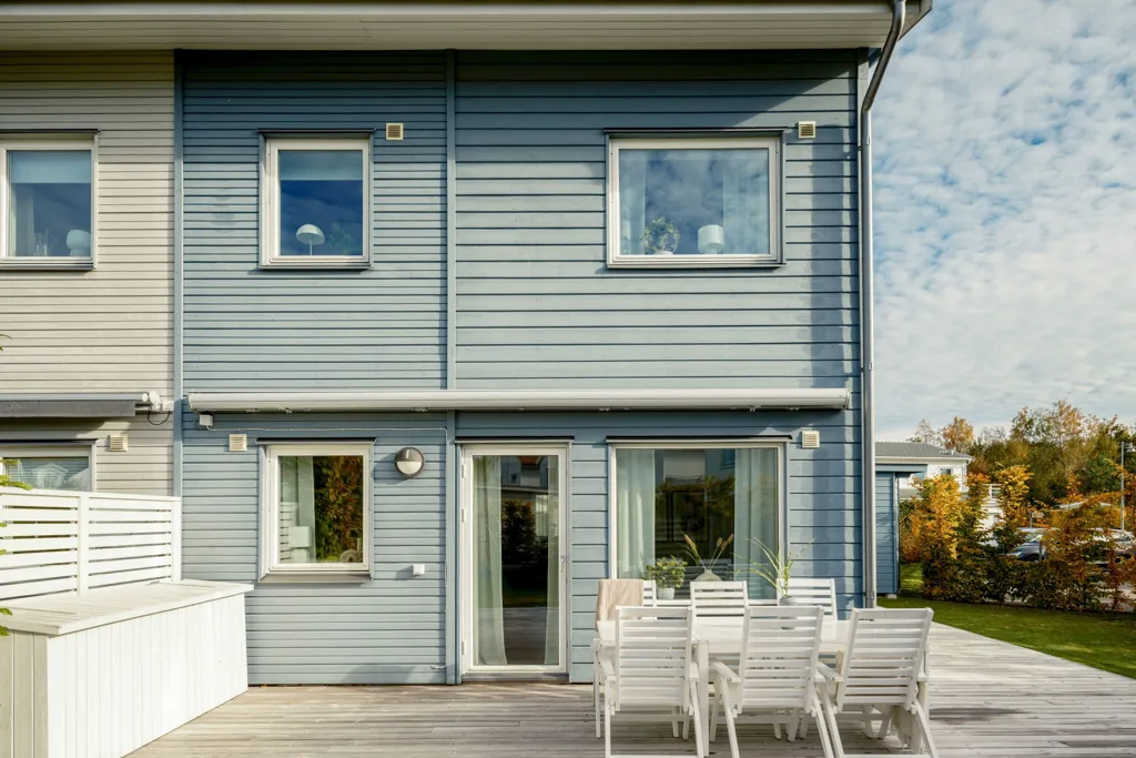 Terrace - Apartment with Garden in Långarör