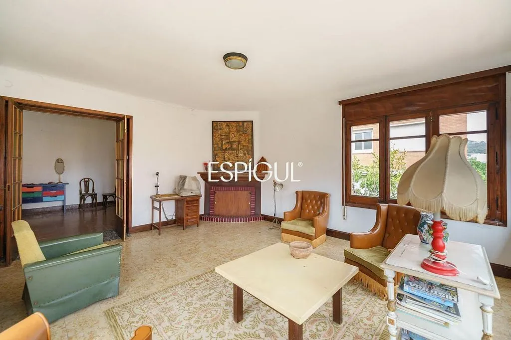 Séjour - Chalet with Pool and Terrace in Alella