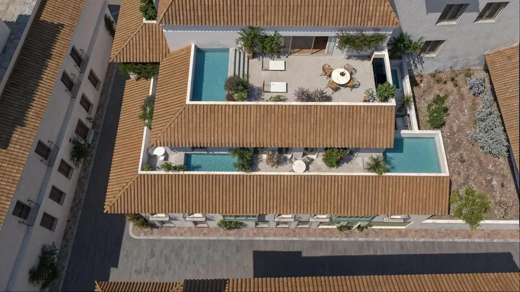 Vue aérienne - Luxury Apartment with Rooftop Pool in Estepona